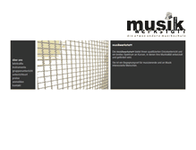Tablet Screenshot of musik-werkstatt.ch